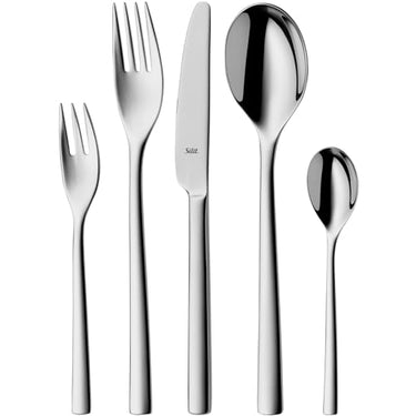 Silit Trend cutlery set for 6 people, 30 pieces, monobloc knife, Crominox polished stainless steel, rust-proof, scratch-resistant, durable, dishwasher-safe on sale